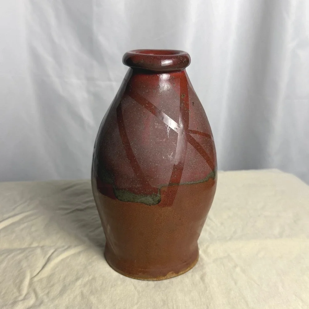 Handmade stoneware vase